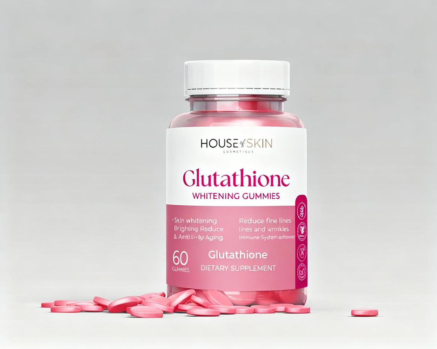 ✨ Glutathione Whitening Gummies
(60)